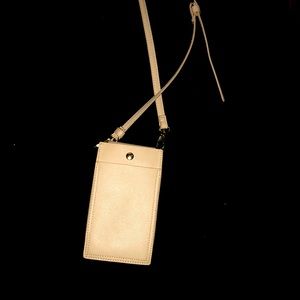 cream crossbody bag